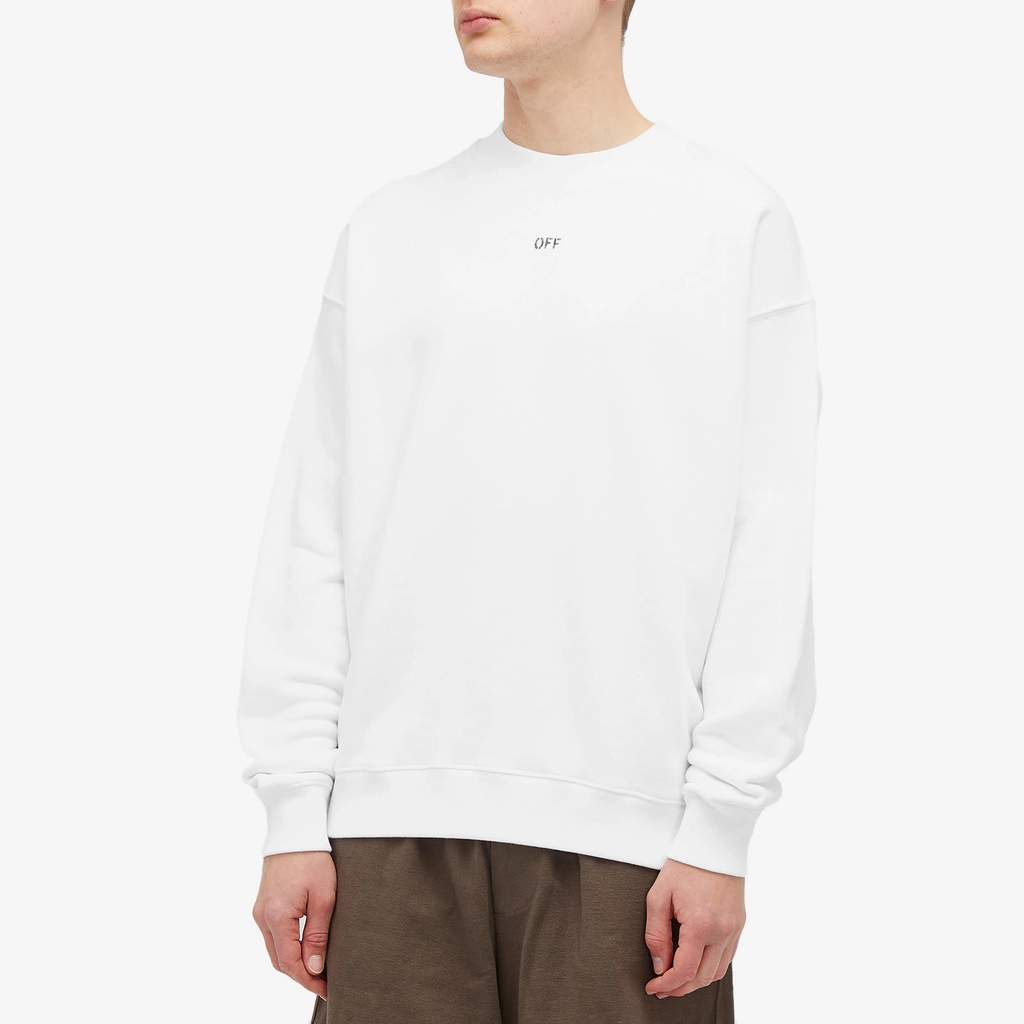 Off White Men's Stamp Crew Sweatshirt
